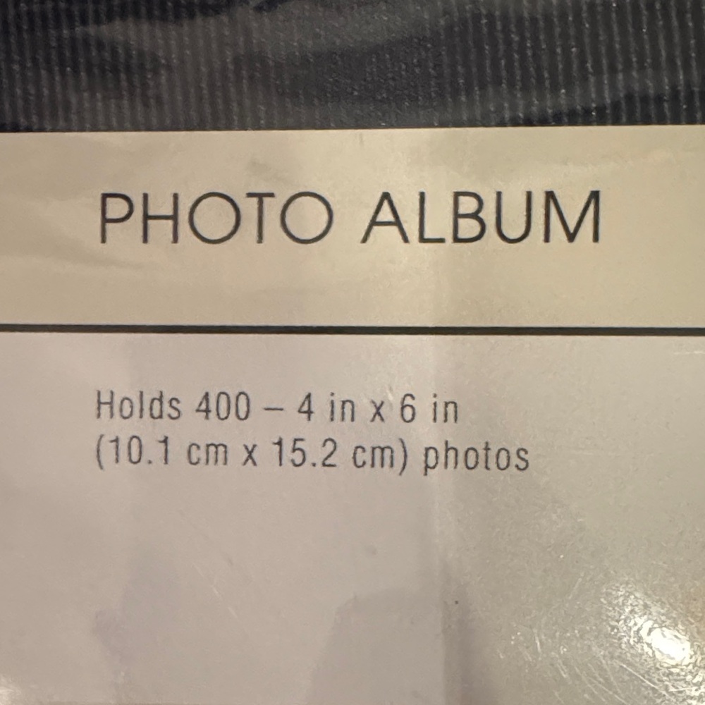 Recollections Dark Navy Blue Photo Album Textured Picture Page Binder Front pic - Picture 6 of 11